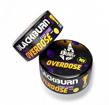 Купить Табак Burn Black, 25гр "Overdose / Лайм-лимон" Табак Burn Black, 25гр "Overdose / Лайм-лимон"